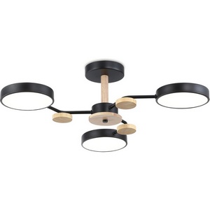 Изображение товара Люстра потолочная светодиодная с 3 лампочками на штанге с регулировкой цветовой температуры Ambrella COMFORT FL4857