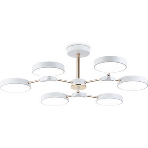 Изображение товара Люстра потолочная накладная с пластиковой арматурой светодиодная на штанге с регулировкой цветовой температуры Ambrella COMFORT FL516333