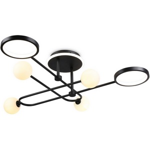 Изображение товара Потолочная светодиодная люстра с пультом инфракрасный (+ночной режим) с пультом управления на штанге Ambrella Comfort FL66232