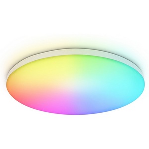 Изображение товара Потолочный светильник RGB влагозащищенный светодиодный с пультом и управлением смартфоном (ночной режим, таймер) WiFi Ambrella ORBITAL FZ2001 (Умный дом, Алиса)