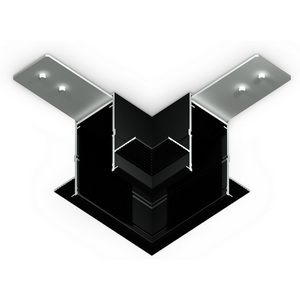 Изображение товара Коннектор угловой для встраиваемого магнитного шинопровода Ambrella TRACK SYSTEM GL1040