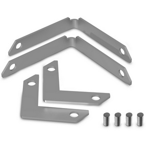 Изображение товара Комплект угловых соединителей для шинопровода в натяжной потолок Magnetic SMART 220V 25mm 4шт Ambrella Track System GL1073