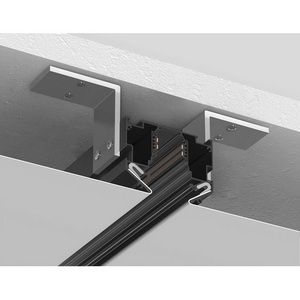 Изображение товара Шинопровод низковольтный для монтажа в натяжной ПВХ потолок системы крепления гарпун 2м Magnetic Standard 48V 20mm Ambrella Track System GL3347