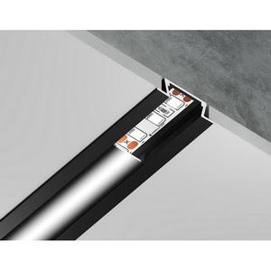 Изображение товара Алюминиевый профиль встраиваемый для светодиодной ленты до 11мм Ambrella Illumination GP1001BK/BK