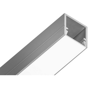 Изображение товара Алюминиевый профиль накладной 10*10 для светодиодной ленты до 8мм Ambrella Alum Profile GP1650AL