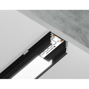 Изображение товара Алюминиевый профиль накладной для светодиодной ленты до 15мм Ambrella Illumination GP1750BK