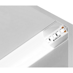 Изображение товара Алюминиевый профиль угловой круглый для светодиодной ленты до 9,78мм Ambrella Illumination GP2100WH