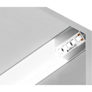 Изображение товара Алюминиевый профиль угловой квадратный для светодиодной ленты до 9,78мм Ambrella Illumination GP2150AL