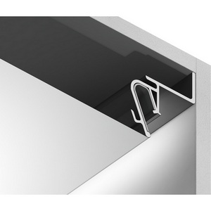 Изображение товара Алюминиевый профиль световая линия для натяжного потолка с шириной зазора 15мм для светодиодной ленты до 10мм Ambrella Illumination GP4100BK