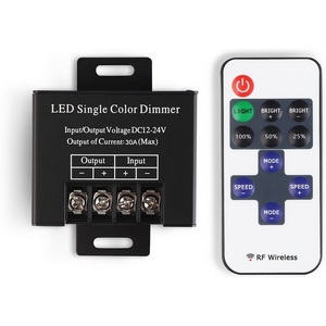 Изображение товара Контроллер диммер Ambrella Illumination GS11051 для одноцветных светодиодных лент с радио пультом 30A 12V 360W/ 24V 720W