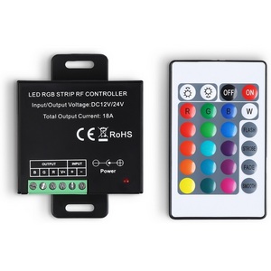 Изображение товара Контроллер Ambrella Illumination GS11301 для светодиодных лент RGB с радио пультом 2.4G 18A 12V 216W/ 24V 432W