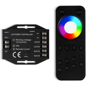 Изображение товара Контроллер для светодиодных лент RGBW с сенсорным радио пультом 2.4G Ambrella Illumination GS11461