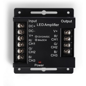 Изображение товара Усилитель Ambrella Illumination GS11801 для светодиодных лент RGB 24A 12V 288W/ 24V 576W