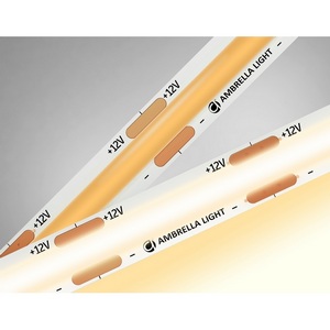 Изображение товара Светодиодная лента с пультом Ambrella Illumination GS2601 COB 320Led 10W/m 12V IP20 3000K 5m