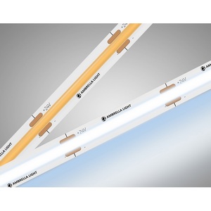 Изображение товара Светодиодная лента COB 528Led/14W m/ 24V IP20 6500K/ 5m*10mm*2mm (2 конт.) Ambrella Illumination GS4753