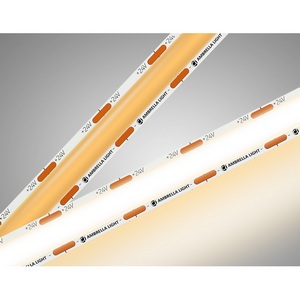 Изображение товара Светодиодная лента COB 616Led/19W m/ 24V IP20 3000K/ 5m*12mm*2mm (2 конт.) Ambrella Illumination GS4801