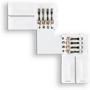 Изображение товара Соединитель угловой L для светодиодной ленты Ambrella Illumination GS6701 5050 12/24V (4 конт.)
