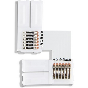 Изображение товара Соединитель угловой L для светодиодной ленты Ambrella Illumination GS6801 5050 12/24V (6 конт.)