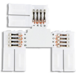 Изображение товара Соединитель T для светодиодной ленты Ambrella Illumination GS7001 5050 12/24V (4 конт.)