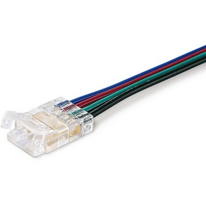 Изображение товара Соединитель гибкий односторонний COB RGB 12/24V для лент 10mm (4 конт.) (5шт) Ambrella Illumination GS7411