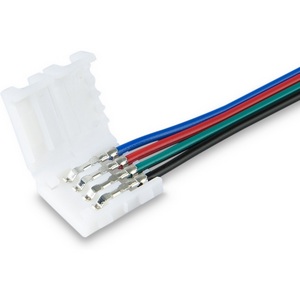 Изображение товара Соединитель гибкий Ambrella Illumination GS7751 двухсторонний для светодиодной ленты 5050 12/24V (4 конт.) 150 мм