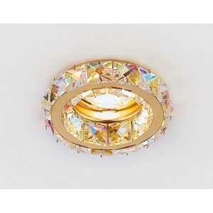 Изображение товара Встраиваемый светильник хрустальный K112 PR/G Ambrella K110