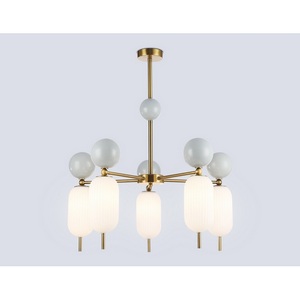 Изображение товара Люстра потолочная с плафонами вниз на штанге Ambrella High Light LH53104 (плафоны шарики)