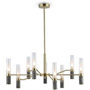 Изображение товара Потолочная люстра на штанге с мрамором Ambrella Ceramo Modern LH53355