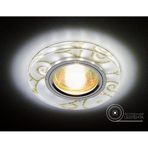 Изображение товара Встраиваемый светильник Ambrella Led+mr16 S231 WH/G