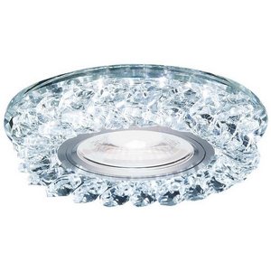 Изображение товара Встраиваемый светильник светодиодный 15 вт S257 Ambrella Декоративные Кристалл Led+mr16 CH