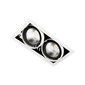 Изображение товара Встраиваемый светодиодный светильник Ambrella Cardano Led T812 BK/CH 2*12W 4200K