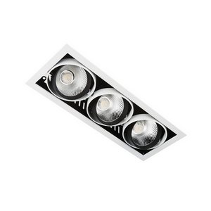 Изображение товара Встраиваемый светодиодный светильник Ambrella Cardano Led T813 BK/CH 3*12W 4200K