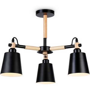 Изображение товара Люстра потолочная с арматурой из дерева на штанге Ambrella Traditional TR82206
