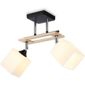 Изображение товара Люстра потолочная с арматурой из дерева на штанге Ambrella TRADITIONAL TR9503