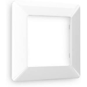 Изображение товара Рамка Ambrella Volt ALFA Line (Белый глянец) 1-ая AF110101