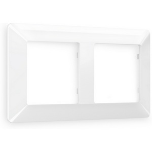 Изображение товара Рамка Ambrella Volt ALFA Line (Белый глянец) 2-ая AF110102