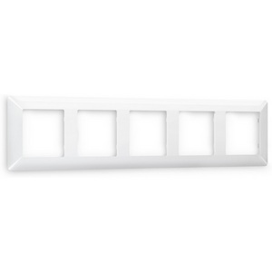 Изображение товара Рамка Ambrella Volt ALFA Line (Белый глянец) 5-ая AF110105