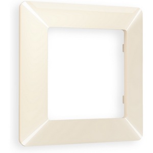 Изображение товара Рамка Ambrella Volt ALFA Line (Бежевый глянец) 1-ая AF110301