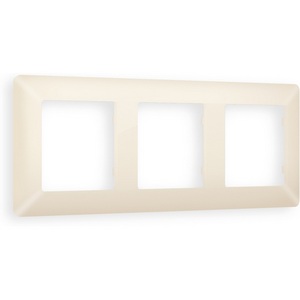 Изображение товара Рамка Ambrella Volt ALFA Line (Бежевый матовый) 3-ая AF110333