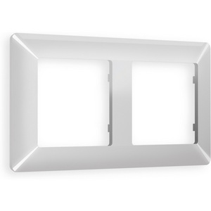 Изображение товара Рамка Ambrella Volt ALFA Line (Серебро глянец) 2-ая AF110402