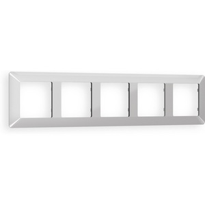 Изображение товара Рамка Ambrella Volt ALFA Line (Серебро глянец) 5-ая AF110405