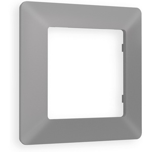 Изображение товара Рамка Ambrella Volt ALFA Line (Сталь матовый) 1-ая AF110501