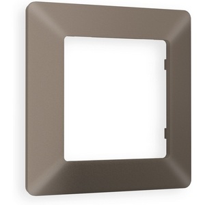 Изображение товара Рамка Ambrella Volt ALFA Line (Темная бронза матовый) 1-ая AF110631