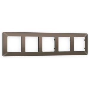 Изображение товара Рамка Ambrella Volt ALFA Line (Темная бронза матовый) 5-ая AF110635