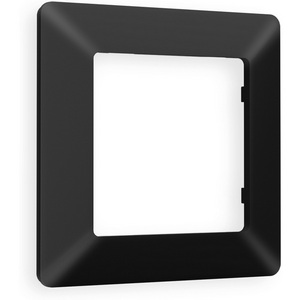 Изображение товара Рамка Ambrella Volt ALFA Line (Черный матовый) 1-ая AF110701