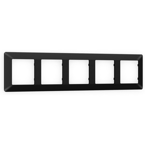 Изображение товара Рамка Ambrella Volt ALFA Line (Черный матовый) 5-ая AF110705