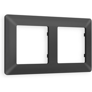 Изображение товара Рамка Ambrella Volt ALFA Line (Графит Мягкое касание) 2-ая AF110802