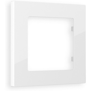 Изображение товара Рамка Ambrella Volt ALFA Techno (Белый глянец) 1-ая AF220101