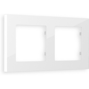 Изображение товара Рамка Ambrella Volt ALFA Techno (Белый глянец) 2-ая AF220102