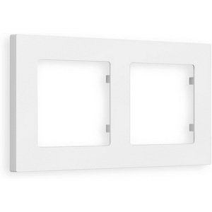 Изображение товара Рамка Ambrella Volt ALFA Techno (Белый матовый) 2-ая AF220122